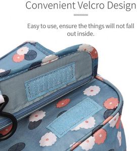 Wholesale Large Capacity Terylene Portable Travel Toiletry Organizer Bag Waterproof Cosmetic <b>Makeup</b> Storage with Hook - Product Image 6