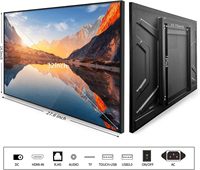 Nuevo Monitor Industrial con Pantalla Táctil Capacitiva de 32 Pulgadas, 500 Nits de Alto Brillo, Relación de Aspecto 16:10, Negro, 3 Años de Garantía, con Altavoces Integrados