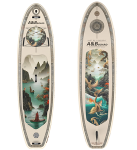Planche de paddle gonflable <span class=keywords><strong>YASKA</strong></span> Drop Stitch pour la pêche en surf, amovible, antidérapante, portable, vente en gros - Product Image 6