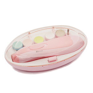 Set de Lima Eléctrica para Uñas de Bebé, Cortaúñas, Pulidor, Herramienta de Manicura Suave para el Cuidado de los Dedos de Recién Nacidos - Product Image 1