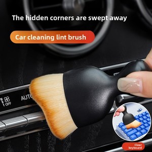 Spazzola per la <span class=keywords><strong>pulizia</strong></span> della presa d'aria in plastica morbida efficace per l'interno dell'<span class=keywords><strong>auto</strong></span> per la rimozione della polvere con setole morbide spazzole per autolavaggio - Product Image 4