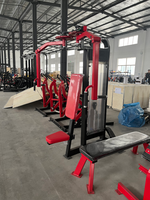 Appareil de musculation professionnel de haute qualité à résistance réglable, équipement de gym à charge par pignon, machine à exercices Pearl Delt/Pec Fly