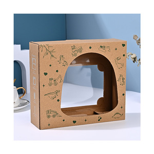 Biểu tượng tùy chỉnh in quà tặng bao bì thời trang Kid của đồ chơi hiển thị hộp sóng rõ ràng PVC cửa sổ có tính năng Matt Cán dập nổi - Product Image 5