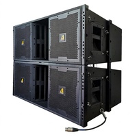 Haut-parleur Line Array double 12 pouces VT4888 - 3 voies passives, 2000W de puissance de crête, boîtier en contreplaqué de bouleau
