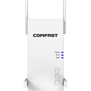 Comfast 全新千兆 wifi 中继器长距离 2100Mbps OEM FCC CE 认证无线路由器/wifi 信号增强器