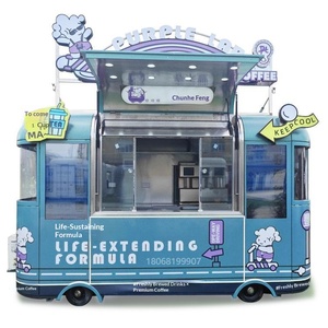 Chiosco Mobile Multifunzionale per Mercato Notturno, Punto Turistico, Strada Commerciale, Carretto per Snack, Bar e Tè - Product Image 4