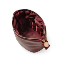 Sac de rangement pour pinceaux de maquillage de voyage de luxe en cuir PU de qualité supérieure, portable, pour les artistes professionnels
