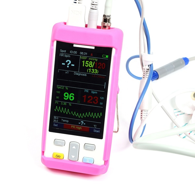 PPO-G6 High Quality Handheld Blood Pressure Monitor with SPO2, TEMP and ECG Function