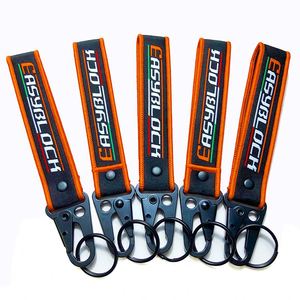 Custom Brand <b>Keyring</b> Logo Eagle Buckle Lanyards Label Motorcycle Short Wrist Lanyard Keychain - Product Image 3