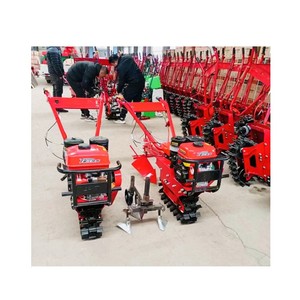 Hot Sale Mini Tiller <b>Cultivator</b> Power Tillers Gasoline Engine Chain Track Tiller Farm Machine With Cheap Price - Product Image 4