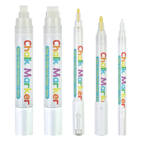 Marqueurs à la craie blanche |   Stylos à craie liquide effaçables à pointe fine, fine et épaisse, format Jumbo (0,7 mm, 1 mm, 3 mm, 10 mm, 15 mm)