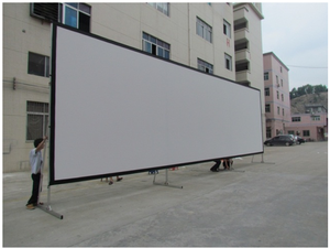 400 inch di động ngoài trời phim cắm trại chương trình lớn 3D 4K đôi bên màn hình bãi biển bóng đá trường hợp chuyến bay máy chiếu màn hình Bộ dụng cụ ăn mặc - Product Image 6