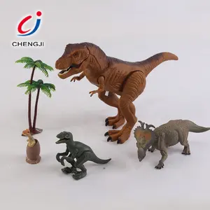 Jugetes untuk Ninos Mainan Dinosaurus Anak-anak, Mainan Dinosaurus Robot Anak-anak Plastik Murah dengan Cahaya dan Suara