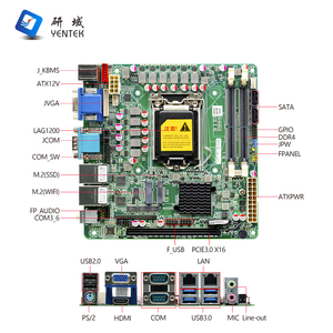 Nueva Placa Base H510 Mini-ITX LGA1200 10.ª/11.ª Generación, 2 DDR4, VGA HD 4K, PCIe3.0X16, RJ45 LAN, COM, Mini Escritorio, Win10 Industrial M - Product Image 4