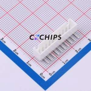 ZX-HA2.54-10PWZ Wire-to-Board Pin Header Bent Lead Through Hole,P=2.54mm Connector 1x10P 2.5mm Right Angle Insert XHB - Product Image 1