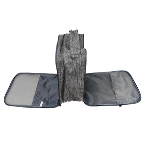 Commercio all'ingrosso personalizzato Logo in poliestere scarpe <span class=keywords><strong>da</strong></span> <span class=keywords><strong>viaggio</strong></span> Organizer impermeabile scarpe di stoccaggio con cerniera - Product Image 5