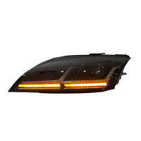 Phares LED SJC Auto Parts pour Audi TT, phares LED 08-14, mise à niveau style 24, clignotants séquentiels Plug-and-Play pour Audi TT