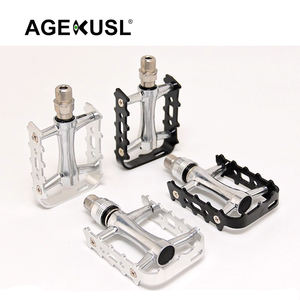 AGEKUSL Pédales de vélo pliantes gauche double pédale QR à dégagement rapide pour pédales de vélo CNC Steel Axis 3 Bearing - Product Image 1