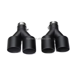 Sistema de <span class=keywords><strong>escape</strong></span> de <span class=keywords><strong>coche</strong></span> Universal Xuante Racing Performance 304 <span class=keywords><strong>salida</strong></span> doble de acero inoxidable con puntas de silenciador <span class=keywords><strong>Akrapovic</strong></span> - Product Image 2