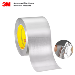 <span class=keywords><strong>Cinta</strong></span> <span class=keywords><strong>de</strong></span> <span class=keywords><strong>Aluminio</strong></span> MACtape <span class=keywords><strong>3M</strong></span> <span class=keywords><strong>425</strong></span> Resistente al Calor, con Adhesivo <span class=keywords><strong>de</strong></span> una Cara, para Disipar Productos Químicos y Enmascarar en Electrochapado - Product Image 1