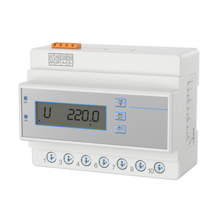 Medidor de Energía Eléctrica Trifásico de 7 Polos con Pantalla LCD para Riel DIN, Medidor de Potencia con RS485 y <span class=keywords><strong>Tarjeta</strong></span> <span class=keywords><strong>Prepago</strong></span>, Modelo 380-7PC de Qiaoyu - Product Image 2