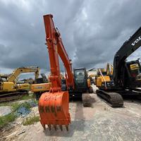 Excavatrice hydraulique sur chenilles professionnelle HITACHI ZX130 de 13 tonnes, haute performance, d'occasion, pour projets mondiaux