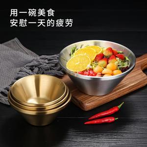 Stainless Steel Conical Bowl 304 V-Shaped For Noodle Soup Fruit Salad Home Use - Product Image 2