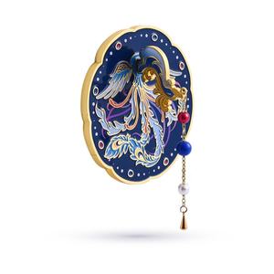 Festival Favor Women Gift Special Design Blue Color Dual Side <b>Compact</b> <b>Mirror</b> - Product Image 5