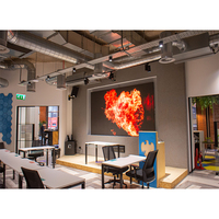 Mur vidéo LED P1.86 à installation fixe intégrée, écran intérieur 8K HDR10, garantie 2 ans, affichage de luxe pour boutiques et centres commerciaux