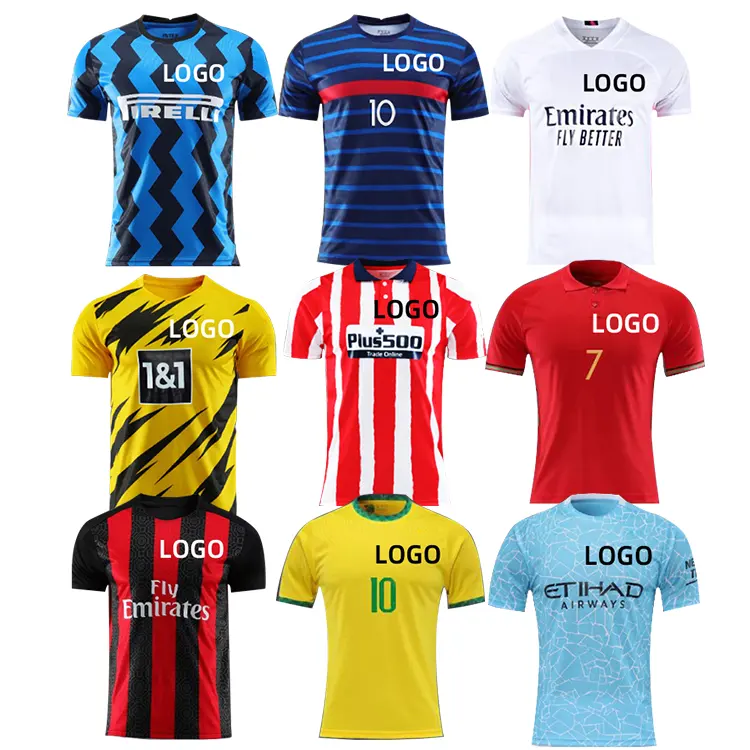 Özel futbol forması seti dünya kulübü takımı ekleyin Logo futbol spor elbise erkekler <span class=keywords><strong>3D</strong></span>