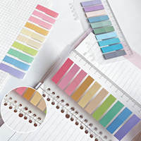 Indispensables pour la rentrée scolaire : Blocs-notes autocollants en PET, 10 couleurs Morandi, fines languettes d'indexation imperméables et mignonnes