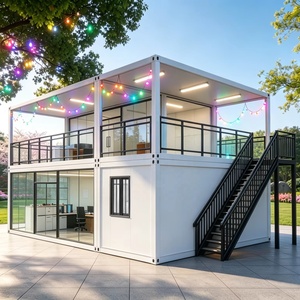 Casa Contenedor Prefabricada Moderna Personalizable, Villa Móvil y <span class=keywords><strong>Oficina</strong></span> Modular para Dormitorio en Obras <span class=keywords><strong>de</strong></span> Construcción - Product Image 1