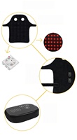 Enveloppe de thérapie par lumière rouge pour le cou de cheval 660nm+850nm, appareil LED sans fil pour équidés, guérison des tissus profonds, en polyester 196