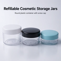 Bouteilles en plastique vides avec pompe à savon liquide, pulvérisateur, bouteilles rechargeables, petits récipients cosmétiques, pots de rangement portables, 10/20/30/50 pièces