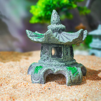 Anneau flottant pour aquarium PKY et maison cachette, ensemble créatif d'aménagement paysager pour aquarium, ornement distributeur de nourriture