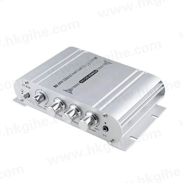 Hot Sell MINI Digital Hi-Fi Power Amplifier 2.1CH Subwoofer Stereo BASS Audio Player CD MP3 MP4 PC Speaker Car Motorcycle Home