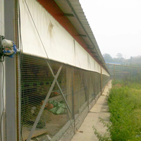 Nouveaux rideaux manuels imperméables en PE pour volailles, porcs, bovins, fermes, rideaux de refroidissement pour fermes Sunfast