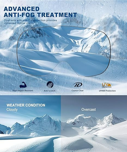 益佳光学批发球形滑雪镜防雾UV400滑雪镜男女专业滑雪镜OEM ODM - Product Image 6