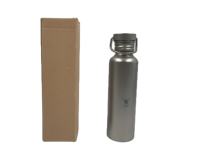 Bouteille d'eau portable en titane avec logo personnalisé en gros pour les barbecues de camping en plein air et autres activités