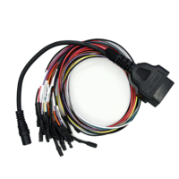 Cable Universal OBD2 de 16 Pines CAN/K-Line con Alimentación CC para Reparación y Diagnóstico de ECU J1962