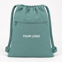 Sac à cordon unisexe personnalisé avec logo pour la gym, sac à dos sport à cordon, sac à cordon promotionnel, sac à dos décontracté pour le sport