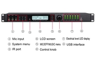 Processeur audio numérique professionnel DSP système de test intégré mélangeur de karaoké vidéo et d'éclairage