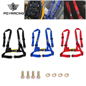 Ceinture de sécurité POY Racing 4 points en nylon noir pour véhicules modifiés - Product Image 4