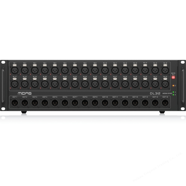 Midas DL32 32 Input, 16 Output Stage Box with 32 Midas Microphone Preamplifiers, ULTRANET and ADAT Interfaces