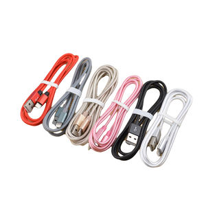 Dibuat Di Cina 2.4 Kabel dengan Kawat Dikepang untuk Ponsel OEM Harga Rendah Kabel USB - Product Image 1