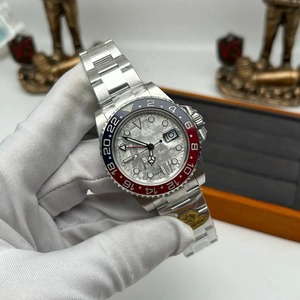 40mm <b>Men</b> Sport Mechanical <b>Watch</b> Stainless Steel Bracelet Black Dial Luminous Male Business <b>Wrist</b> <b>Watch</b> With Gift Box - Product Image 1