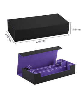    Boîte de rangement 5-en-1 en cuir PU durable et écologique pour plus de 2000 cartes de jeu TCG, Commander, Yugioh - Product Image 5