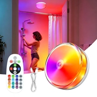 Nouveaux plafonniers LED RGB à commande à distance, design moderne et populaire, pour salle de bain, chambre à coucher, salon, garantie de 2 ans