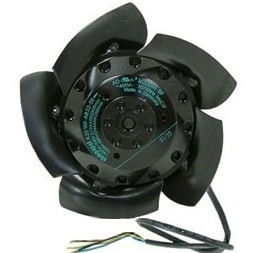 Ventilateur axial W2D160-EB22-18 44W 2800 tr/min IP54 à fixation murale Fabriqué en Allemagne - Product Image 3