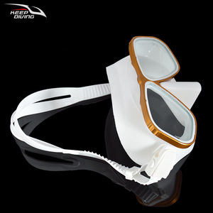 Masque de plongée à faible volume Keep Diving, verre trempé, double lentille, équipement de plongée pour adultes, sports nautiques - Product Image 2